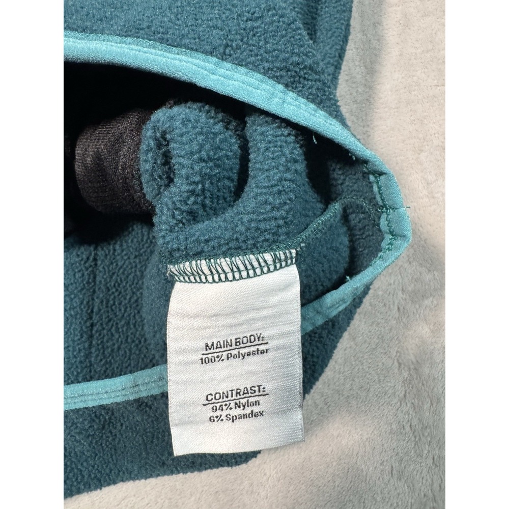 Outdoor Afro REI Co-Op Sweatshirt XL Green Pullover Fleece Quarter Zip Hoooded - Picture 5 of 9